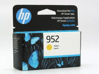Nuevo cartucho de tinta amarillo genuino HP 952 - L0S55AN - caducado 10/2024 Foto 1 de 3