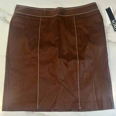 "Falda XOXO Marrón 13/14 36x21"" Nueva" Foto 1 de 4