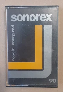 MUSICASSETTA MC TAPE VINTAGE USATA MA NON SCRITTA SONOREX 90 - Foto 1 di 3