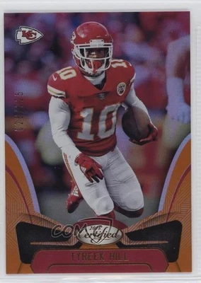 2018 Certified Mirror Orange /225 Tyreek Hill #32 - Image 1 of 2