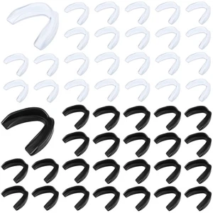 50 Stück Fußball Mundschutz Bulk Sport Mundstücke Schutz Silikon Ath... - Bild 1 von 6