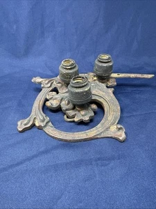 antica presa GE Handel Tiffany candelabro presa Edison lampadina epoca ottone FUNZIONA! - Foto 1 di 24