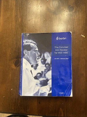 2021 - 2022 Barbri Bar Exam Prep The Conviser Mini Review for MEE MBE Outlines - Image 1 of 2