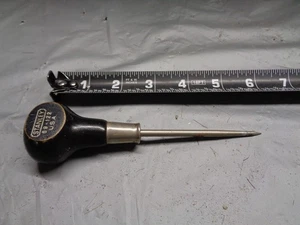 Stanley 69-122 Scratch Awl - 6" Long - Black Wood Handle - Made in USA - Picture 1 of 3