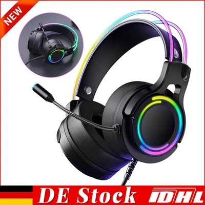 Kabello Kopfhörer mit mikrofon Bluetooth 3D Audio Faltbares Gaming Musik Headset - Bild 1 von 4