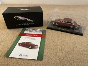 ATLAS JAGUAR COLLECTION - JAGUAR MK2 1960 - 1:43 SCALE MODEL CAR - Picture 1 of 12