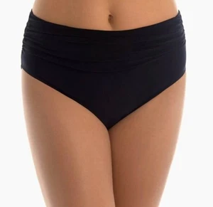 Miraclesuit High-Waist Tummy-Control  Black Bikini Swim Bottom Sz 22W - Picture 1 of 10