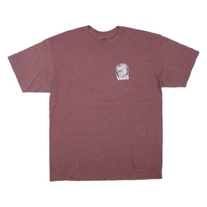 VANS Mens T-Shirt Red XL - Picture 1 of 6