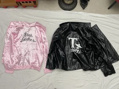 Peluca chaquetas de mujer rosa T-Birds película grasa años 50 XL disfraces de Halloween Foto 1 de 4