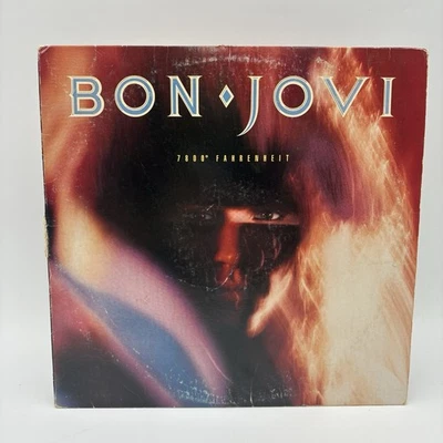 Bon Jovi 7800° Fahrenheit 1985 Mercury 80s Rock Record LP Vinyl Album VG/VG - Image 1 of 4