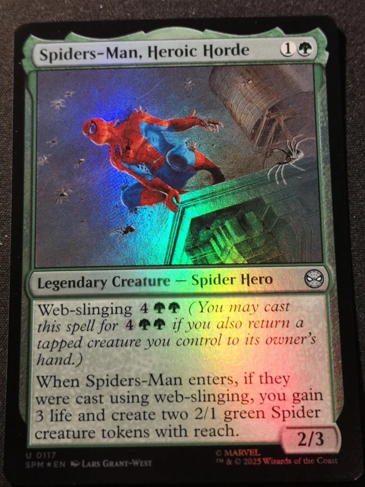 Spiders-Man, Heroic Horde - Foil - SPM - MTG - EN - NM - 0117 - Image 1 of 1