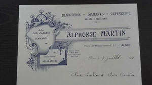 ALGER BELLE ENTETE BIJOUTERIE DIAMANTS ORFEVRERIE JUILLET 1927 - Imagen 1 de 2