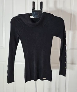 Michael Kors Women's Black Sweater Long Sleeves Size XS NWT - Picture 1 of 8
