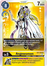 Angewomon EX1-030 Super Rare EN Digimon Classic Collection EX01