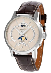 Orologio Uomo Longines Master Collection Automatico 42MM Quadrante Beige L4.828.4.92.2 - Foto 1 di 4