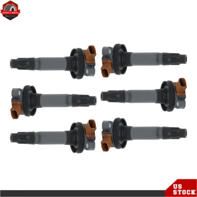 For 2015-2020 Ford Transit-150 250 350 Explorer 3.5L V6 6PCS Ignition Coil Pack - Image 1 of 4