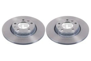 Pair of Rear Brake Discs FOR PEUGEOT 308 99bhp 1.6 CHOICE2/2 14->ON Febi - Picture 1 of 3