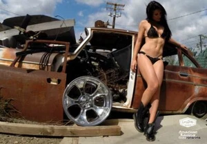 1)17x7" GASSER 474 WHEEL AMERICAN RACING 2 PIECE CUSTOM BUILT ! FORD CHEVY GM - Picture 1 of 2