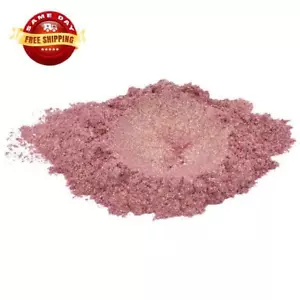 SPARKLE ROSE PINK LUXURY MICA COLORANT PIGMENT POWDER COSMETIC GRADE 1 OZ - Picture 1 of 12