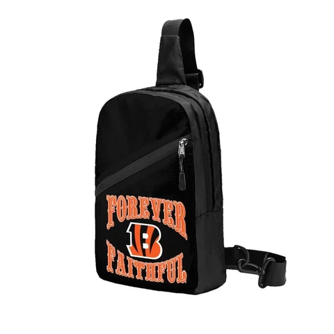 Forever Faithful Cincinnati Bengals Chest Package Folding Cross-body Chest Bag Cover