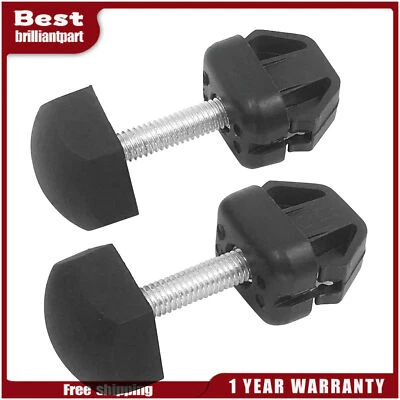 Adjustable Hood to Fender Bump Stops For 1992-2014 Ford E150 Mustang Lincoln Foto 1 de 4