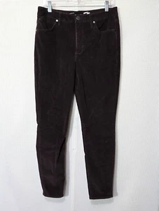 Seven7 Corduroy Pants Womens 10 Brown Ultra High Rise Skinny Stretch - Picture 1 of 12