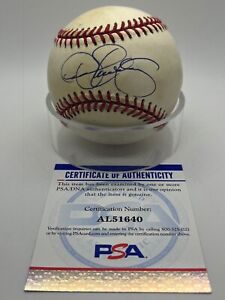 Dennis Eckersley Cubs Red Sox A's Signed Autograph Official MLB Baseball PSA DNA
