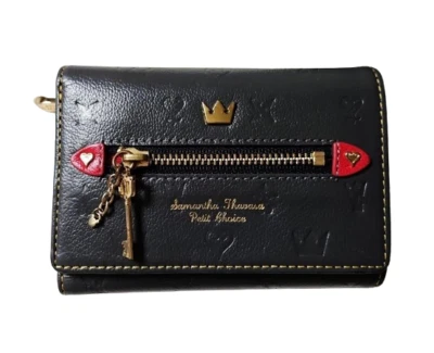 Cartera Plegable Samantha Thavasa Kingdom Hearts Negra Japón Foto 1 de 4