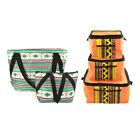 Canyon Sky Aztec Design 5 Piece Insulated Soft Cooler Bag Set