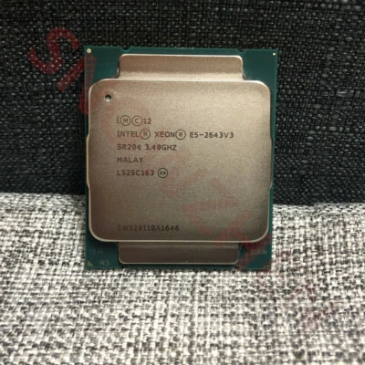 Intel Xeon E5-2643 V3 CPU 6-Core 3.4GHz 20MB SR204 LGA2011-3 135W Processor - Image 1 of 2