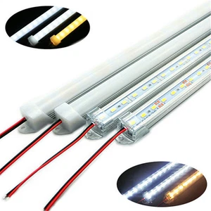 50CM U Aluminium shell DC 12V 36 SMD 5630 LED Hard Rigid LED Strip Bar - Picture 1 of 7