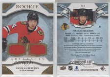 2020 Upper Deck Artifacts Rookies Material Gold /599 Nicolas Beaudin Rookie RC