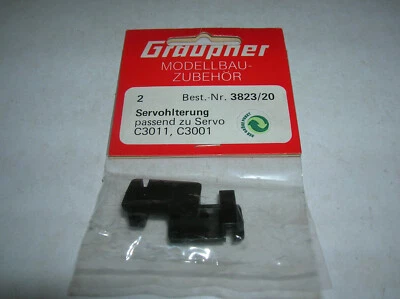 Graupner Servohalterung passend zu Servo C3011, C3001 (2 Stück) Art. 3823/20 - Bild 1 von 3