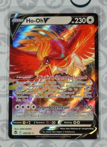 Pokémon Ho-Oh V 140/195 Ultra Rare DE Silberne Sturmwinde Pokemon TCG NM-M - Bild 1 von 2