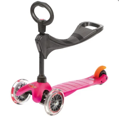 Mini Micro 3in1 (mit Sitz) pink MM0085 Neu - Bild 1 von 2