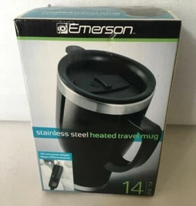 Brand New Emerson Stainless Steel Heated Travel Mug - 14 oz - Picture 1 of 7