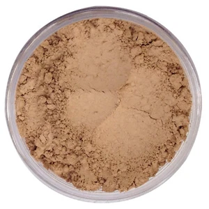 Mineral Foundation WARM MEDIUM SAND Bare Natural Finish Covers Rosacea - Picture 1 of 3
