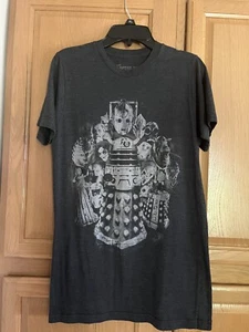 T-shirt vintage 2009 BBC Doctor Who Villians stampa grafica uomo piccola - Foto 1 di 6