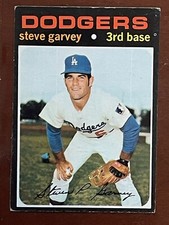 1971 TOPPS #341 STEVE GARVEY LOS ANGELES DODGERS ROOKIE BASEBALL CARD EX