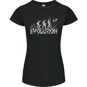 2 Tone Evolution 2Tone Womens Petite Cut T-Shirt - Picture 1 of 3
