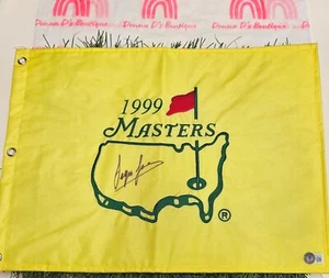 Rare Segio Garica Signed 1999 Masters Flag - BECKETT CERTIFIED  - Picture 1 of 3