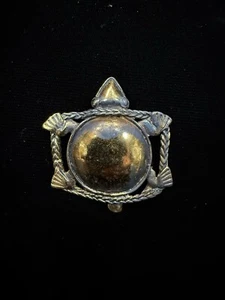 Panamas golden huacas sterling Silver w/ 24k Gold Plate Warrior - Picture 1 of 5