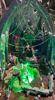 7 inch Mcfarlane Spawn action figure Diorama, Abandoned Church Display - Image 1 of 4