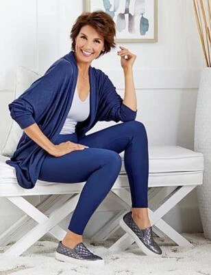 Pantalones Legging Yummie Tummie Azul Marino Elásticos Sarga 3X Nuevos Foto 1 de 4