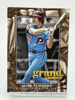 2024 Topps Series 1 - Grand Gamers Mike Schmidt #GOG-5 - Image 1 of 2