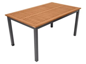 LIVARNO home Gartentisch »Valencia«, braun/schwarz - B-Ware sehr gut - Bild 1 von 3