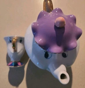 2-teiliges Tokyo Disney Resort Die Schöne und das Biest Mrs. Potts Teekanne & Chip Tasse Set - Neu - Bild 1 von 8