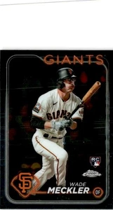 Tarjeta de béisbol Wade Meckler Topps cromada 2024 - Imagen 1 de 1