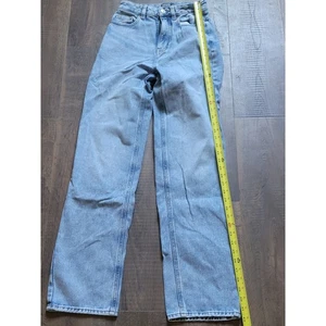 Playboy by Pacsun Jeans High Rise Light Wash Straight Leg Denim Size 24 - Picture 1 of 8