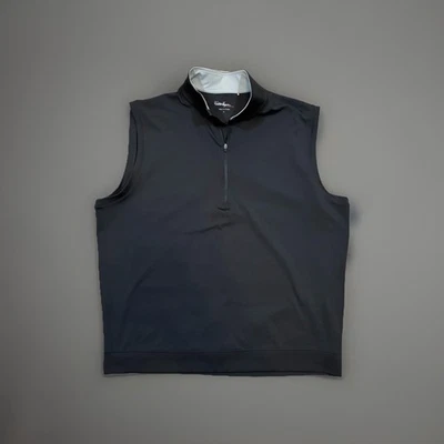 Chaleco de golf Walter Hagen para hombre talla L negro 1/2 cremallera pulóver capa ligero Foto 1 de 4